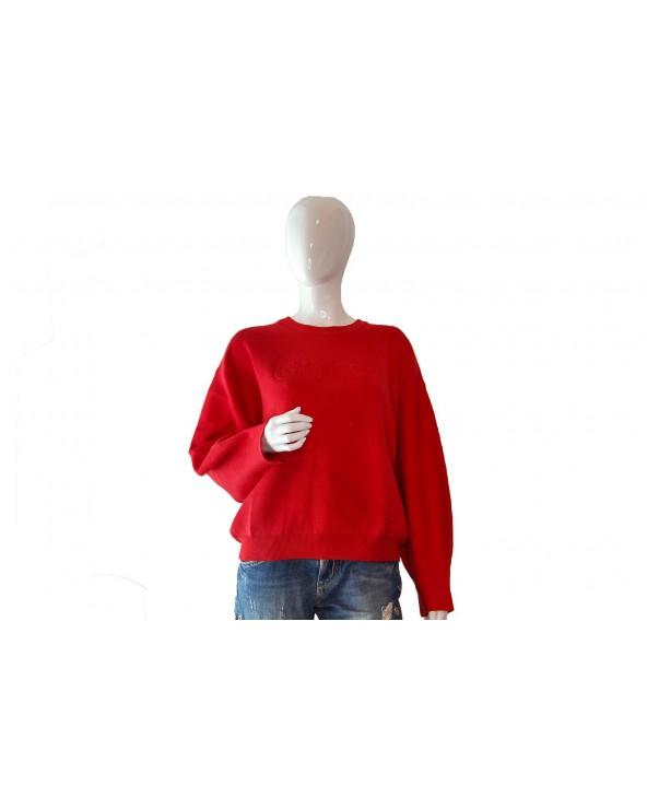 Sweter GUESS -W84R79Z26I0-G5A6  - czerwony
