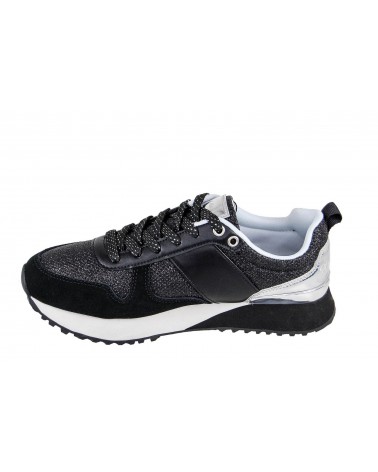 Sneakersy U.S POLO ASSN - FRIDA 4103W8/TS1  - czarny, srebrny
