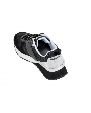 Sneakersy U.S POLO ASSN - FRIDA 4103W8/TS1  - czarny, srebrny