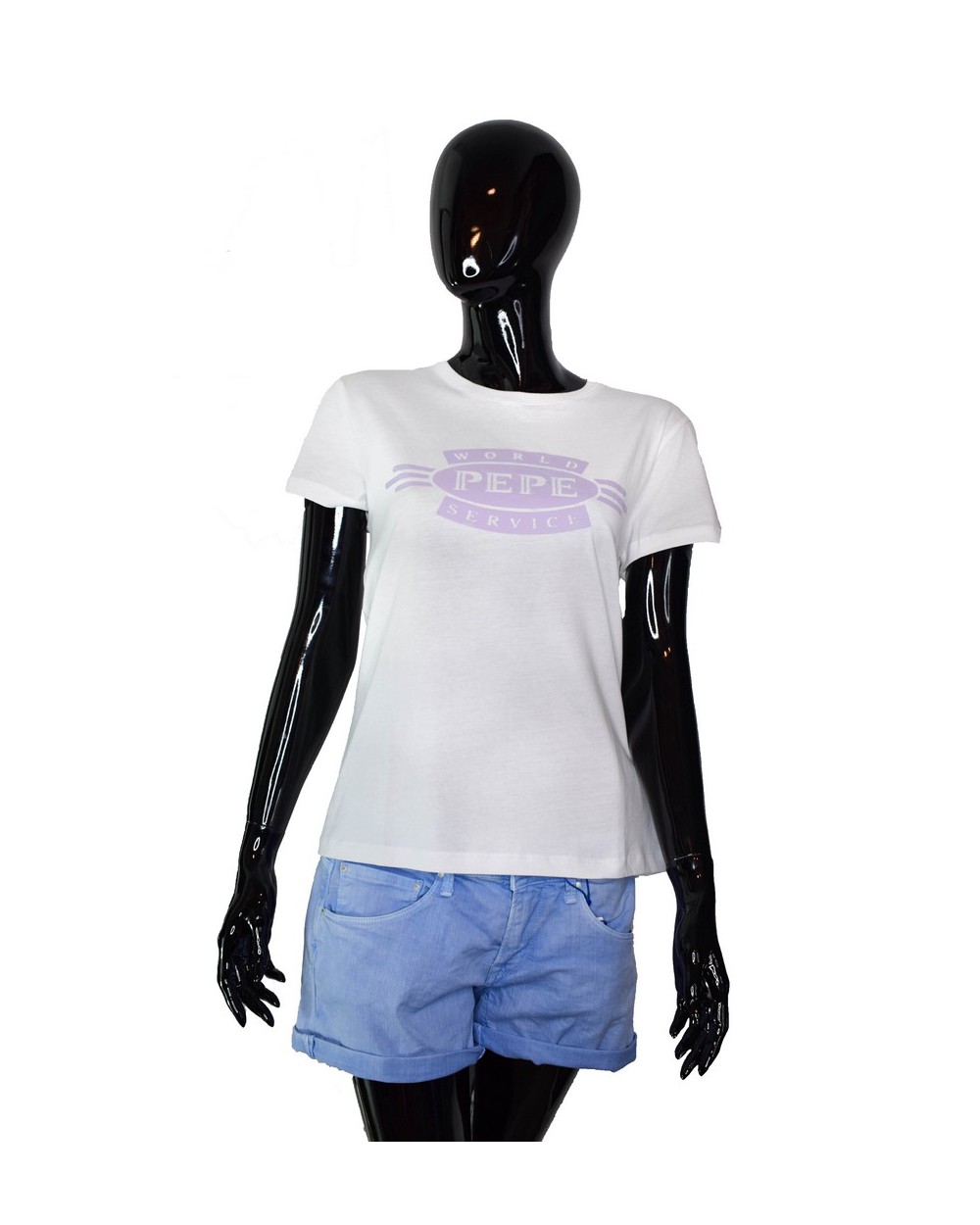 T-shirt PEPE JEANS - PL504123 biały