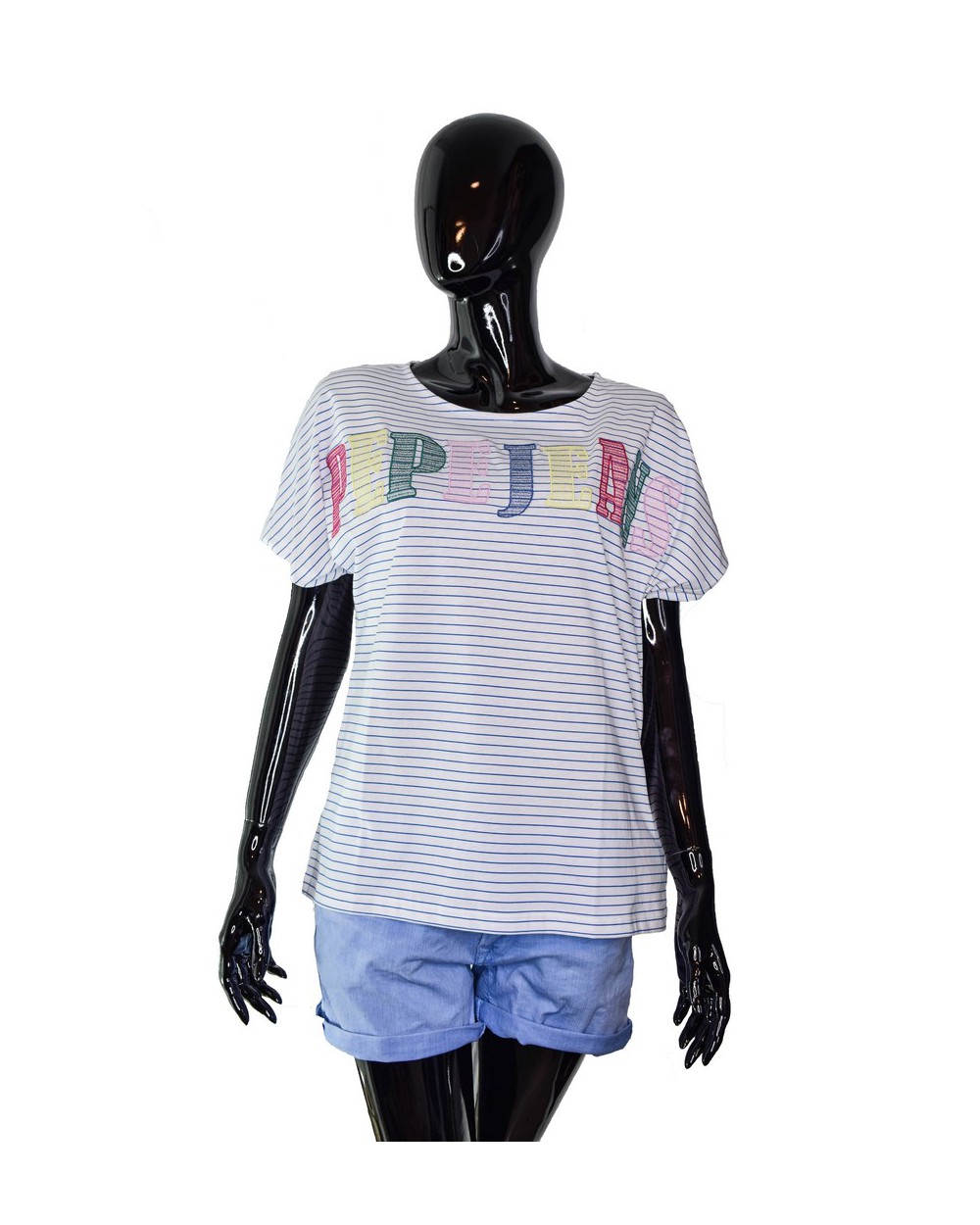T-shirt PEPE JEANS - PL504072 biały