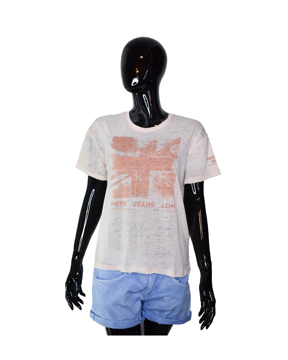 T-shirt PEPE JEANS - PL504097 łososiowy