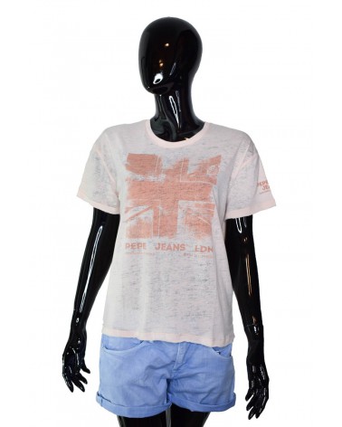 T-shirt PEPE JEANS - PL504097 łososiowy