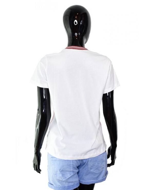 T-shirt PEPE JEANS - PL504057 biały