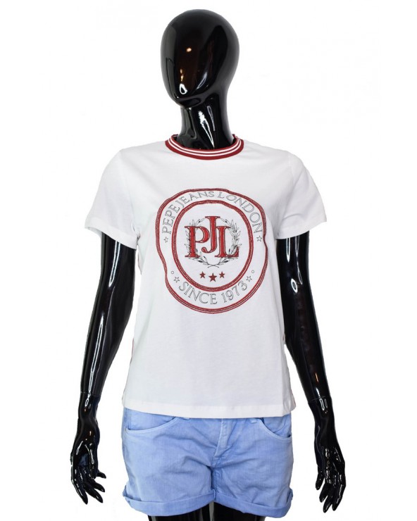 T-shirt PEPE JEANS - PL504057 biały