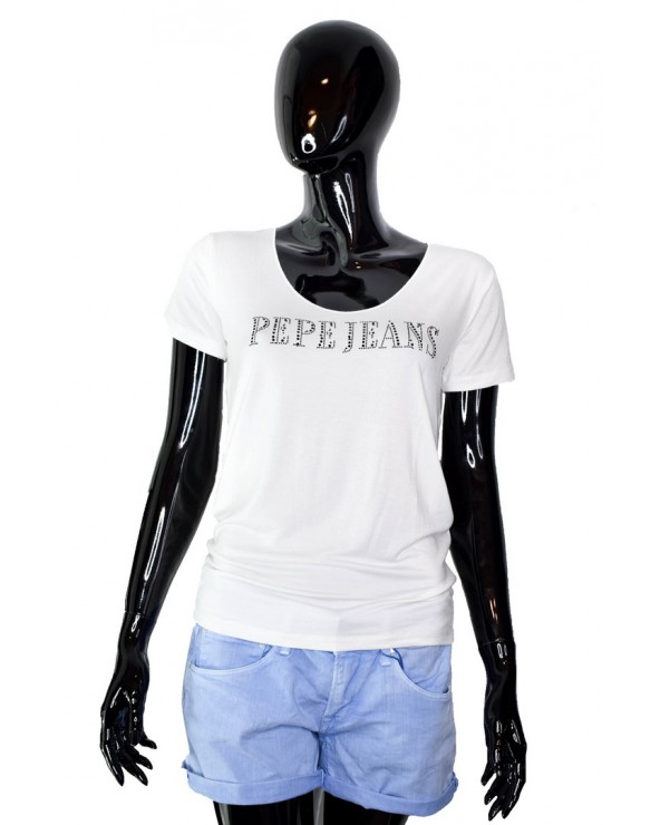T-shirt PEPE JEANS - PL504053 biały