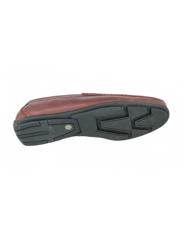 Mokasyny JOHN DOUBARE - 653A-3-M42 czerwony