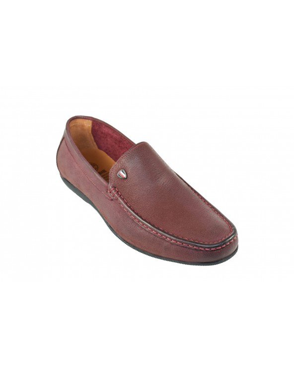 Mokasyny JOHN DOUBARE - 653A-3-M42 czerwony
