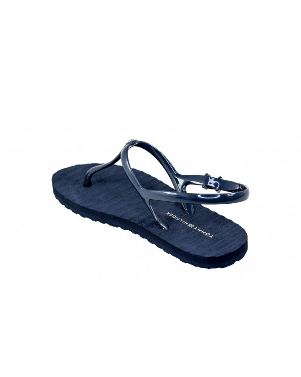 Sandały TOMMY HILFIGER - FW0FW03923 403 granatowy