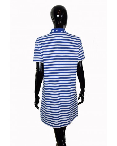 Sukienka TOMMY HILFIGER - DW0DW06176 434 niebieski,biały