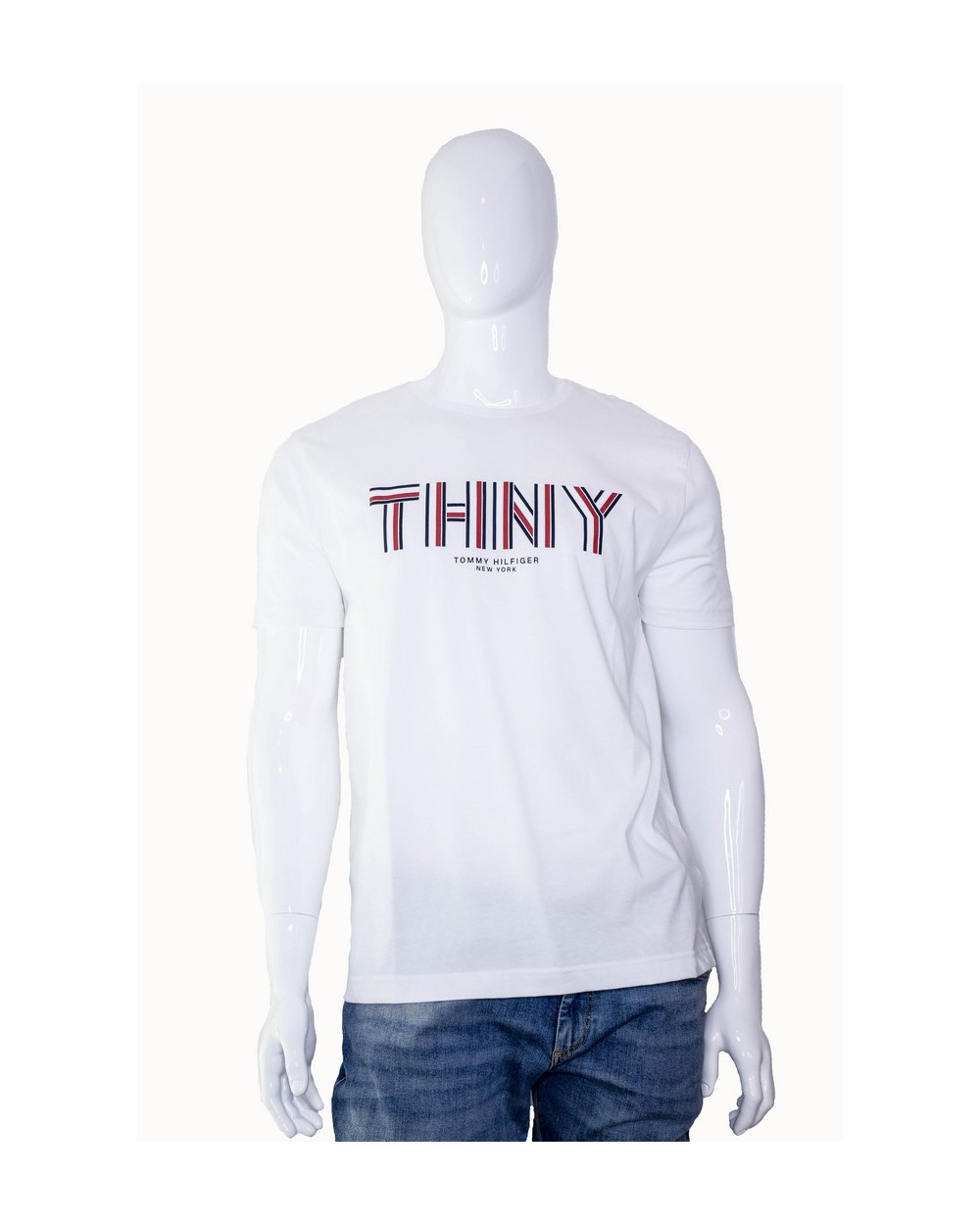 Koszulka TOMMY HILFIGER - MW0MW10363 100 biały