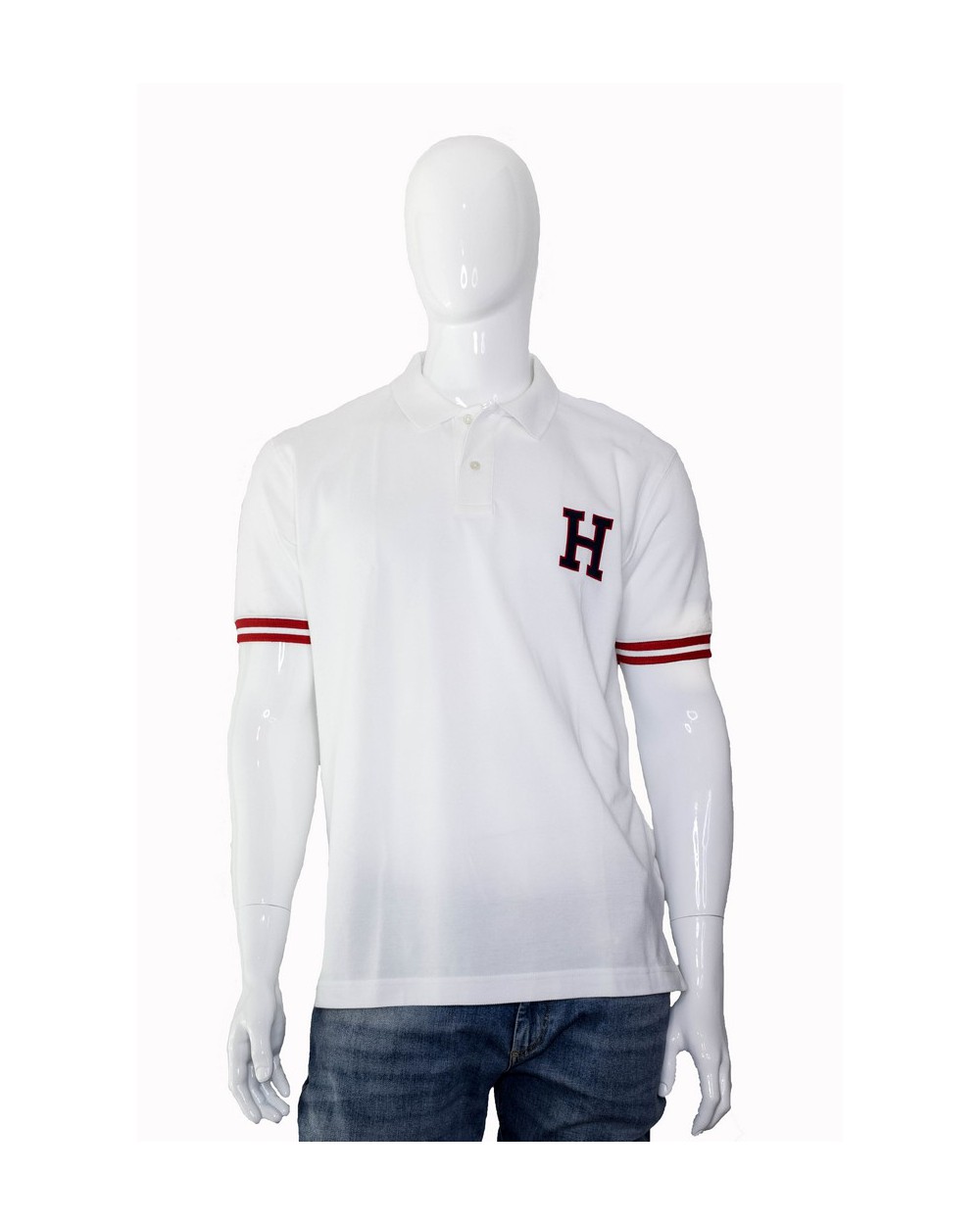 Koszulka Polo TOMMY HILFIGER- MW0MW09763 100 biały