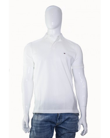 Koszulka Polo TOMMY HILFIGER- MW0MW04976 100 biały