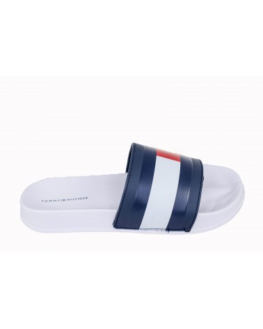 Klapki TOMMY HILFIGER - T3B0-30568-0634Y003 biały