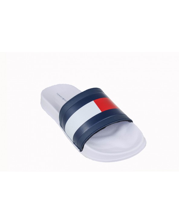 Klapki TOMMY HILFIGER - T3B0-30568-0634Y003 biały