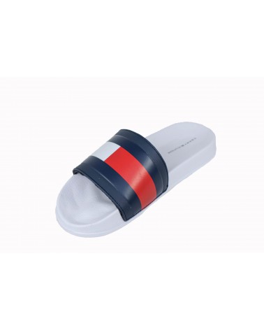 Klapki TOMMY HILFIGER - T3B0-30568-0634Y003 biały