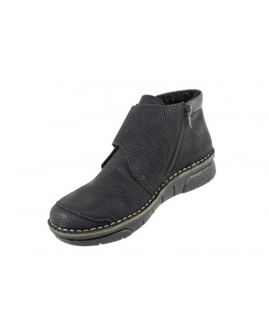 Botki RIEKER - 53384-00 czarny