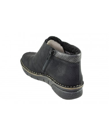 Botki RIEKER - 53384-00 czarny