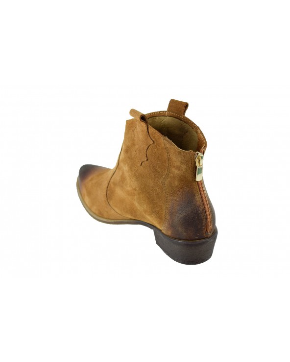 Botki EXQUISITE - 1128 brązowy