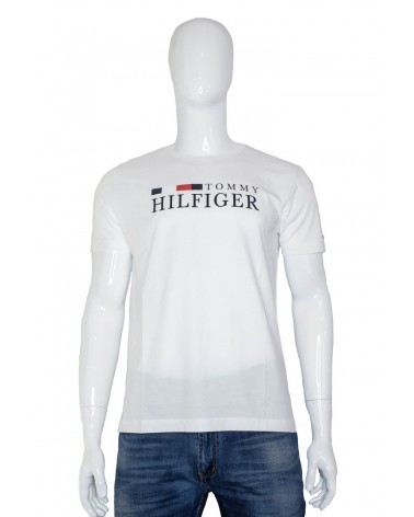 T-shirt TOMMY HILFIGER - MW0MW11795 YAF biały