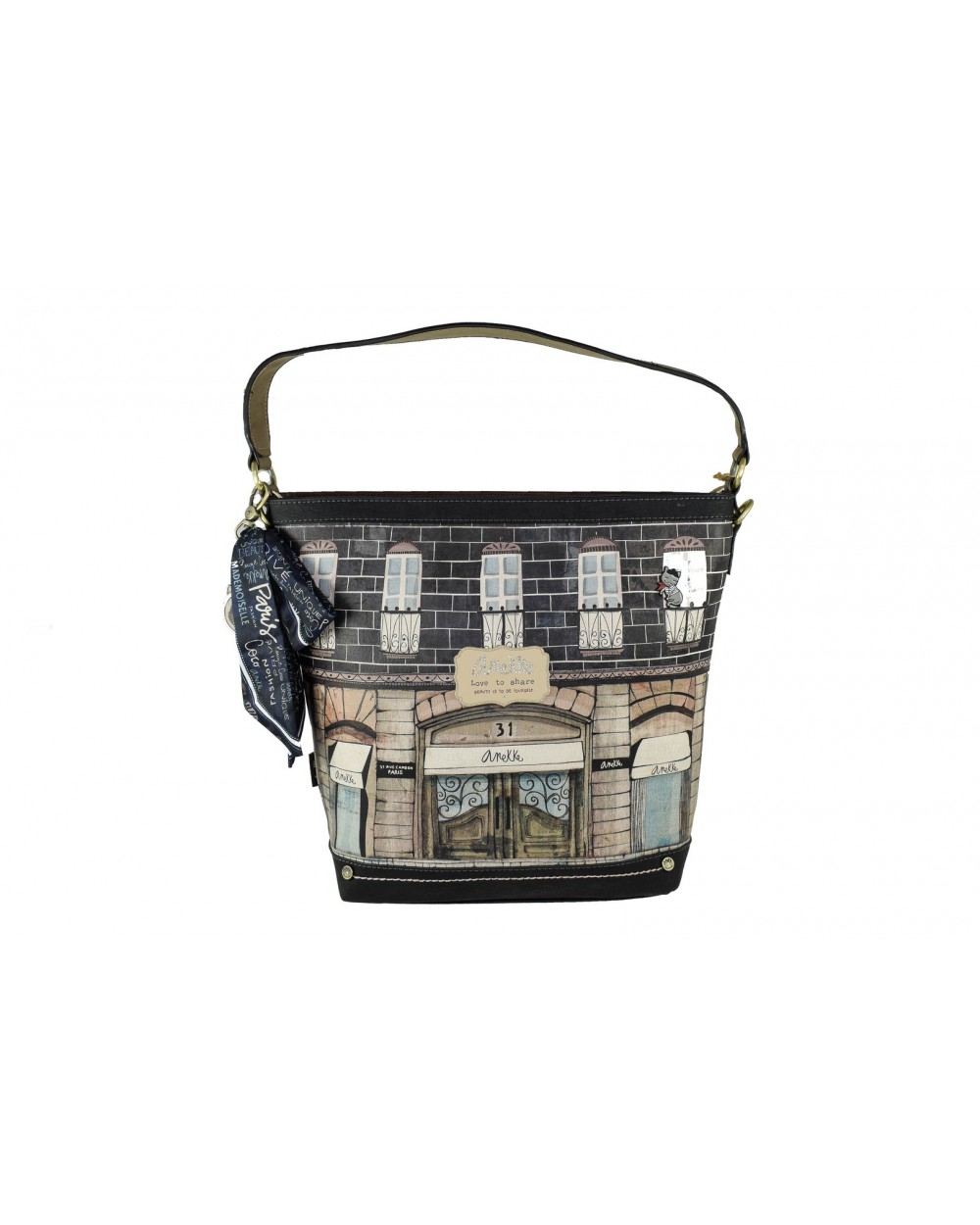 Torebka ANEKKE - 29882-38 czarny