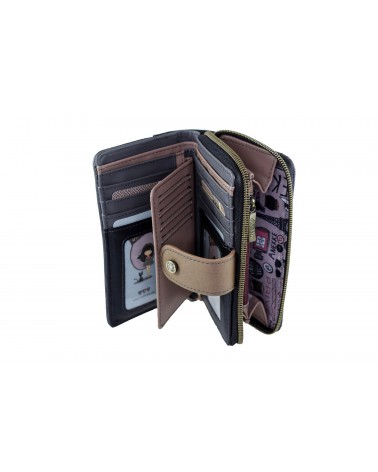 Portfel ANEKKE - 29889-09 czarny