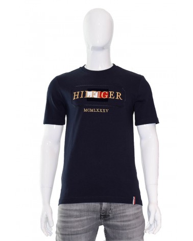 Koszulka TOMMY HILFIGER - MW0MW13342 DW5 granatowy