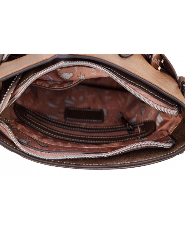 Torebka ANEKKE - 30702-12 brązowy