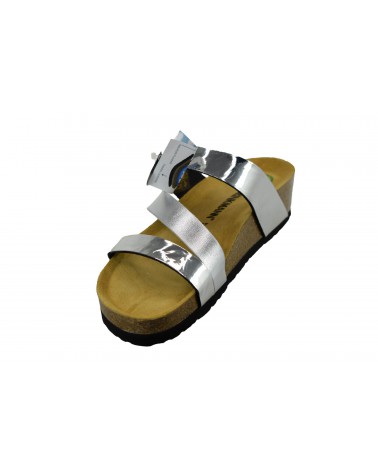 Klapki Dr.BRINKMANN - 701279 srebrny