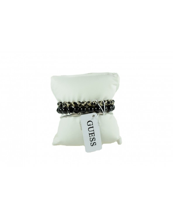 Bransoletka GUESS - UBS80021 czarny