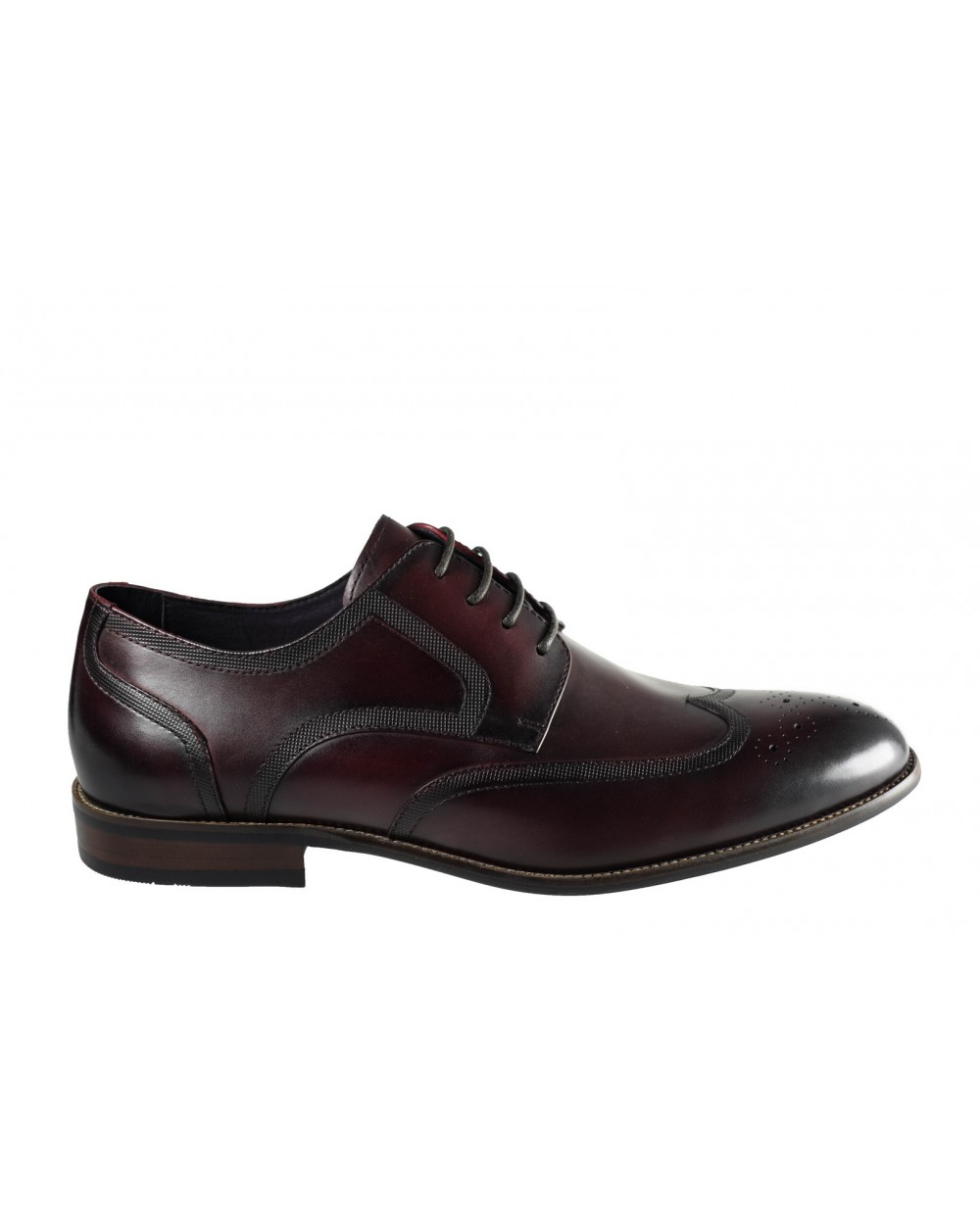 Półbuty JOHN DOUBARE - QA529A-C11-D273 bordowy