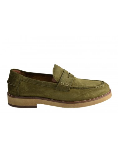 Mokasyny JOHN DOUBARE - V127-02-Y11 zielony