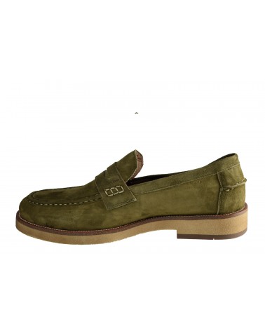Mokasyny JOHN DOUBARE - V127-02-Y11 zielony