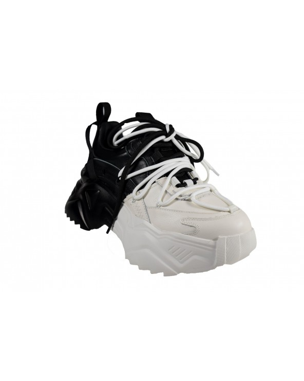 Sneakersy damskie JOHN DOUBARE - 9008-11 czarny, biały