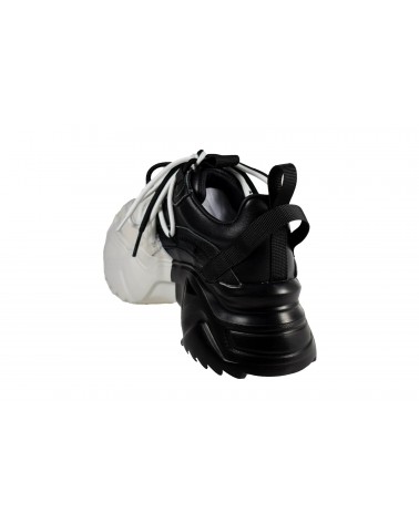 Sneakersy damskie JOHN DOUBARE - 9008-11 czarny, biały