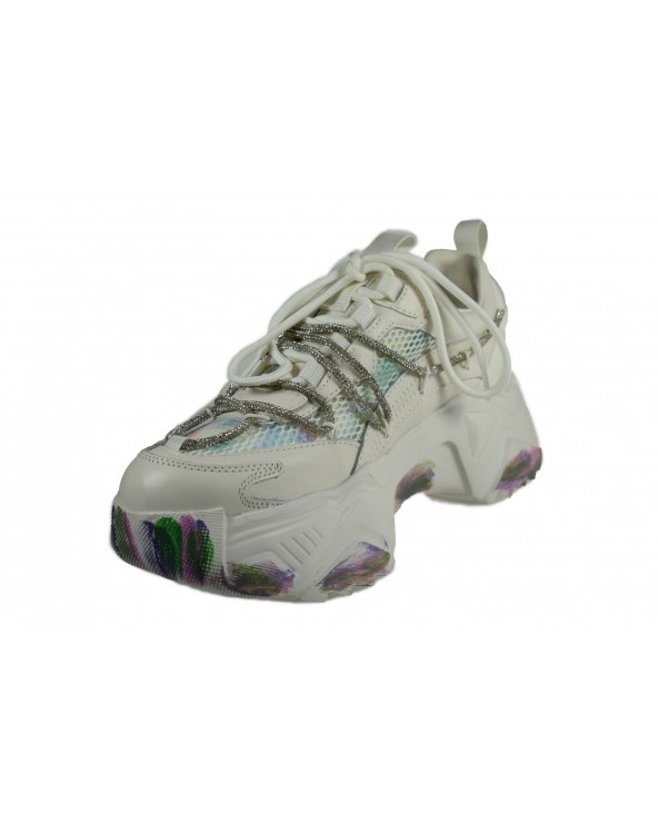 Sneakersy damskie JOHN DOUBARE - 9008-18 biały