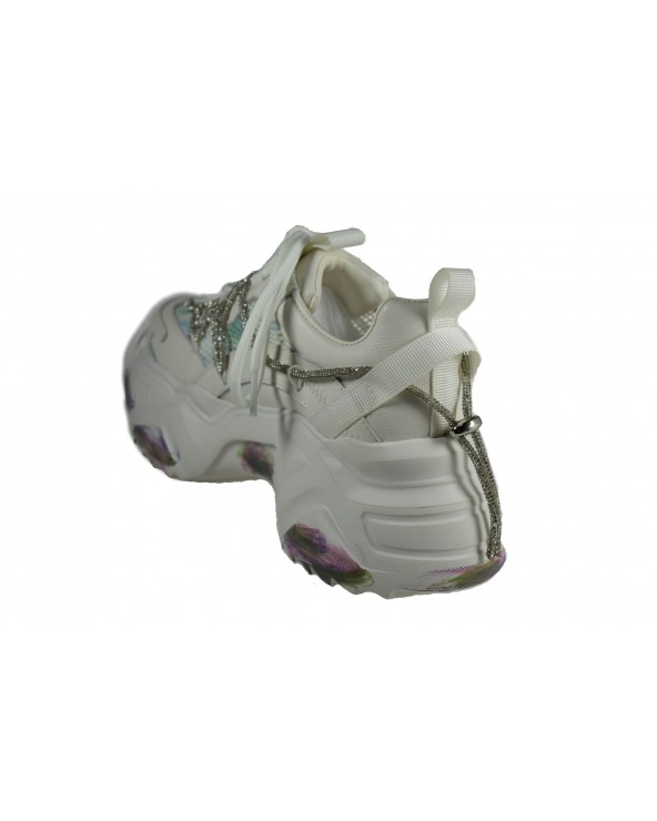 Sneakersy damskie JOHN DOUBARE - 9008-18 biały