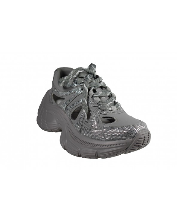Sneakersy damskie JOHN DOUBARE - 2311-10 szary