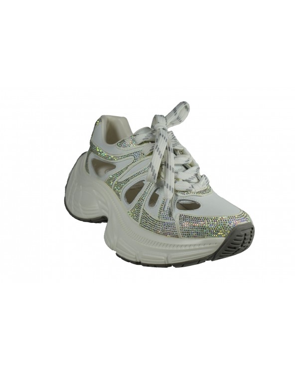 Sneakersy damskie JOHN DOUBARE - 2311-10 biały
