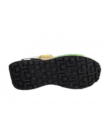 Sneakersy damskie JOHN DOUBARE - 3577-1 zielony, żółty