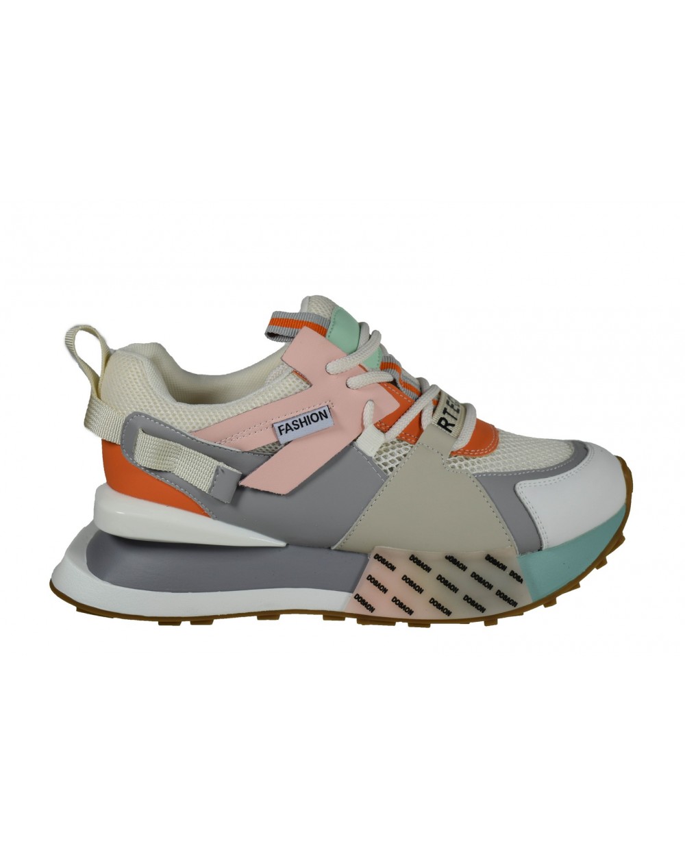 Sneakersy damskie JOHN DOUBARE - 3577-1 beżowy