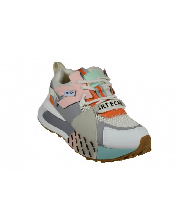 Sneakersy damskie JOHN DOUBARE - 3577-1 beżowy