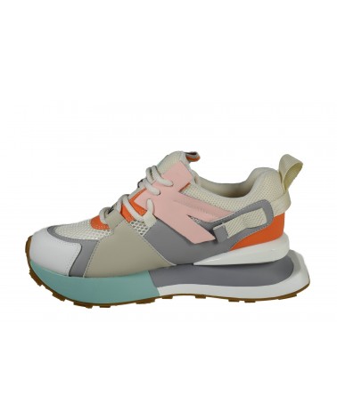 Sneakersy damskie JOHN DOUBARE - 3577-1 beżowy