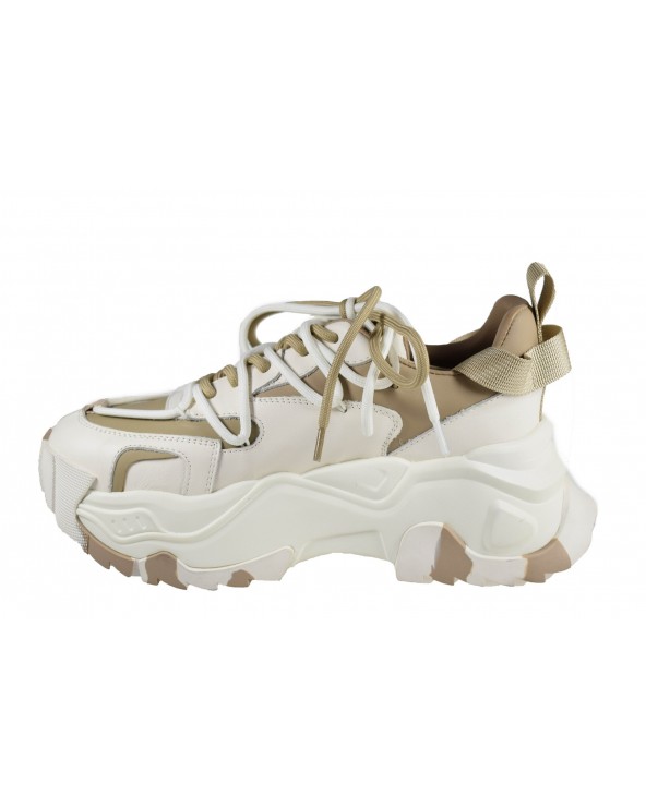 Sneakersy damskie JOHN DOUBARE - 5315-11 biały, beżowy
