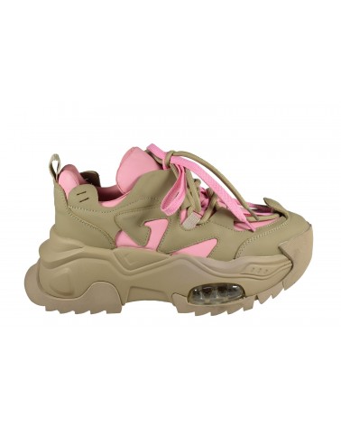 Sneakersy damskie JOHN DOUBARE - 5315-6 beżowy, różowy