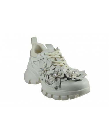 Sneakersy damskie JOHN DOUBARE - 2311-1 biały