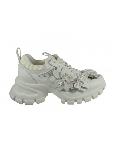 Sneakersy damskie JOHN DOUBARE - 2311-1 biały