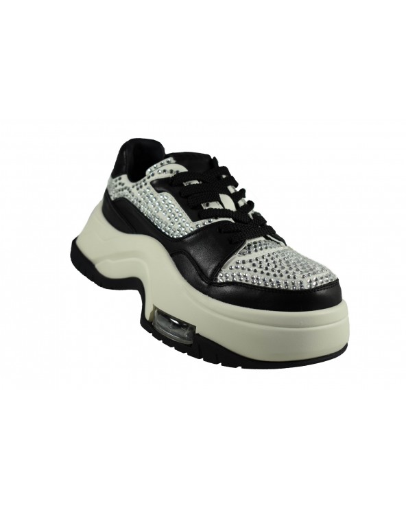 Sneakersy damskie JOHN DOUBARE - 9008-88A czarny