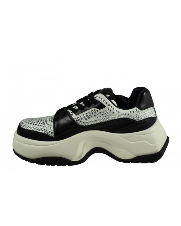 Sneakersy damskie JOHN DOUBARE - 9008-88A czarny