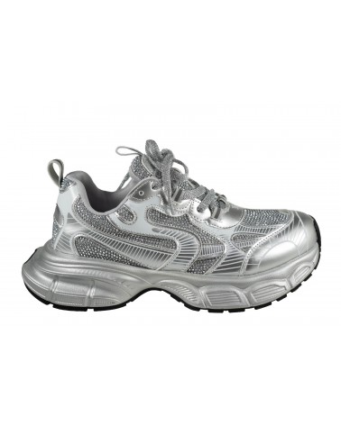 Sneakersy damskie JOHN DOUBARE - 9239 srebrny